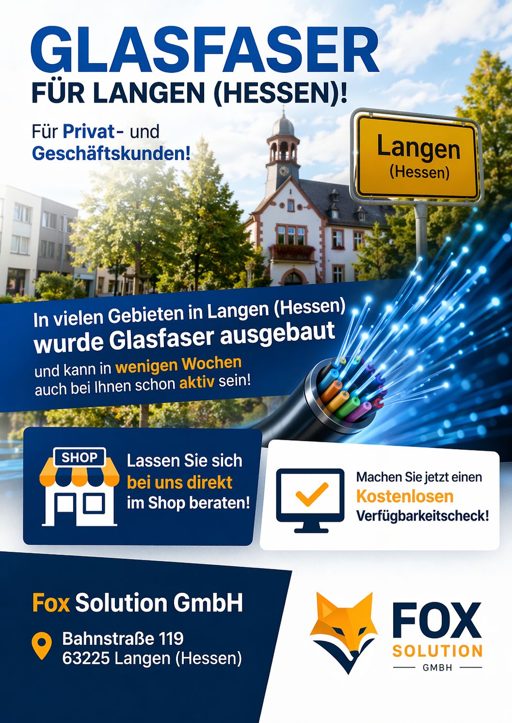 Glasfaserausbau Langen
